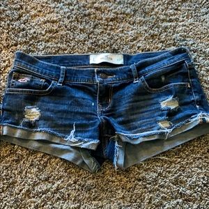 Hollister jean shorts